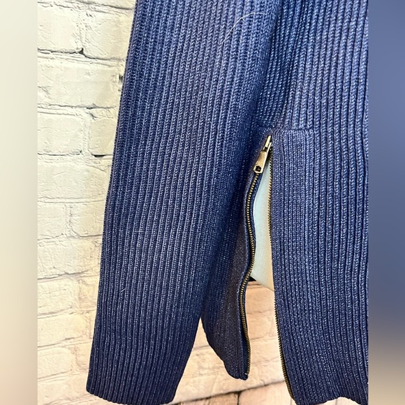 Banana Republic Deep Blue Cowl Neck Sweater - Picture 3 of 6